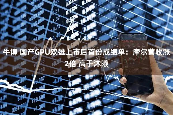 牛博 国产GPU双雄上市后首份成绩单：摩尔营收涨2倍 高于沐曦